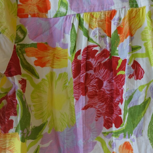 Anthropologie Yukiko Noritake Darcey Popover Swing Top XS 0 - Picture 12 of 16